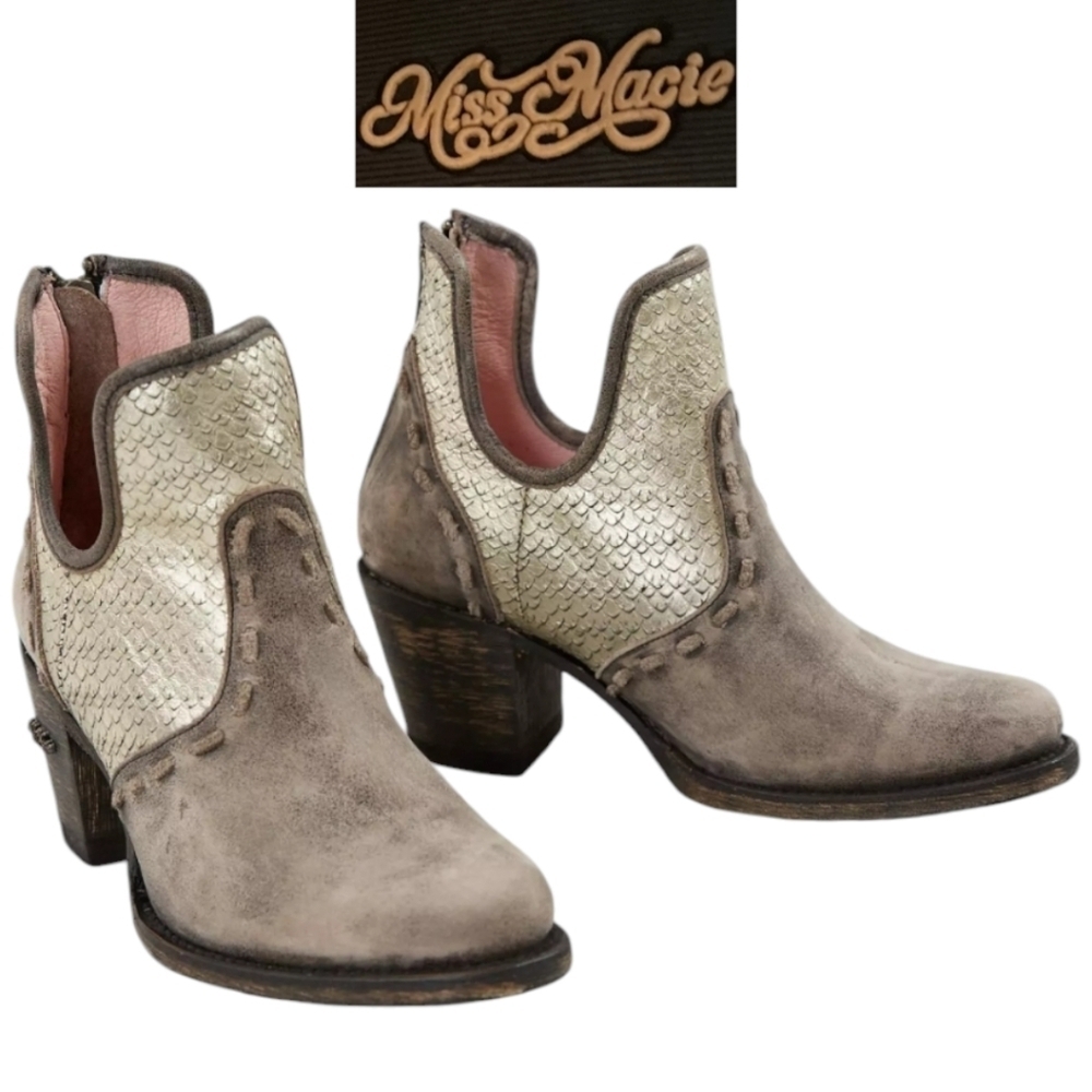 MISS MACIE Hush ur Mouth bootie boots size 8.5 woman’s Buckle